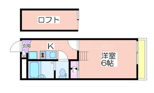 レオパレスエアルの物件間取画像